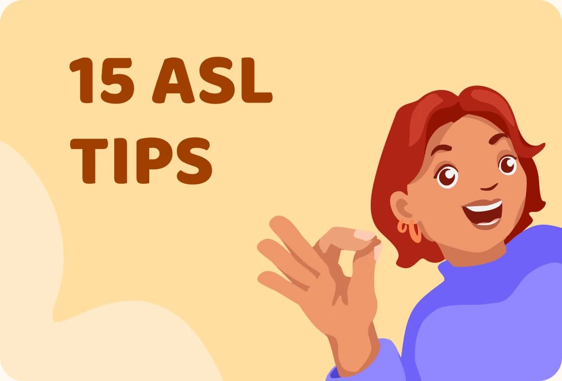 15 tips for learning American Sign Language