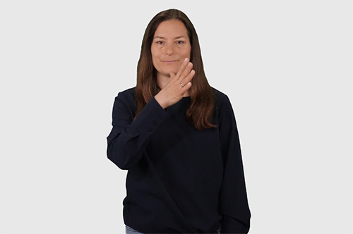 Mom in American Sign Language (ASL)
