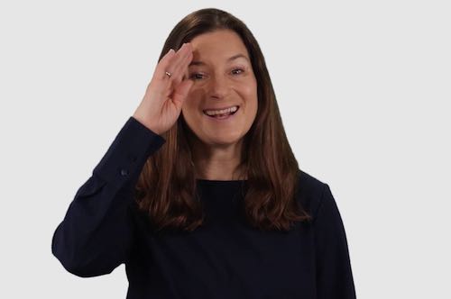 Hello in Sign Language (ASL)