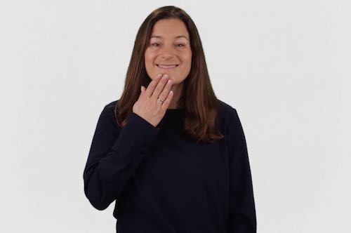 thank you in sign language (ASL)